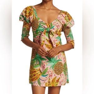 Farm Rio Mixed Fruits Mini Dress M